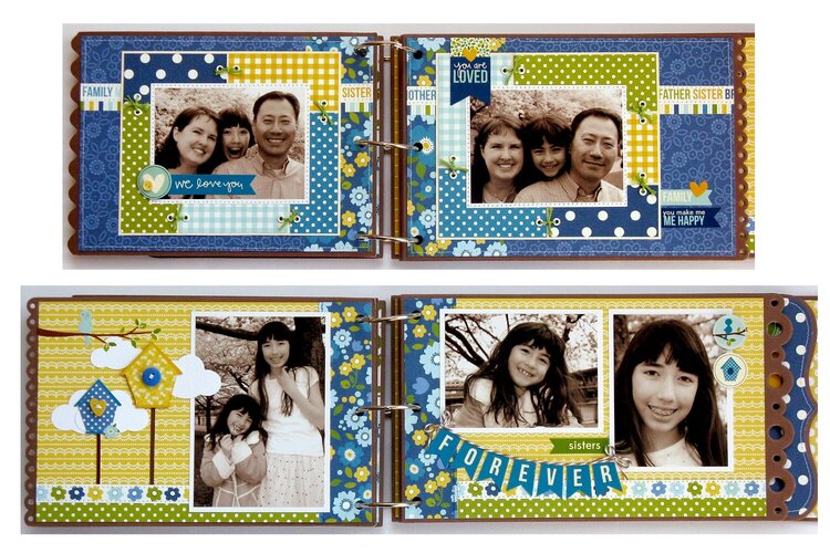 Pebbles Inc. Family Ties Mini Album by Mendi Yoshikawa