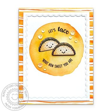 Sunny Studio Stamps Fast Food Fun Card by Mendi Yoshikawa