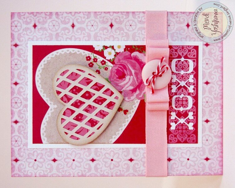 Echo Park Love Story Card &amp; Treat Box by Mendi Yoshikawa