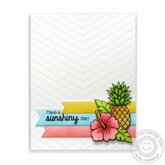 Tropical Paradise & Fishtail Banners II Card by Mendi Yoshikawa