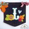 Doodlebug "Thankful" Denim Banner by Mendi Yoshikawa