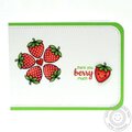 Sunny Studio Fresh & Fruity Strawberry Card by Mendi Yoshikawa