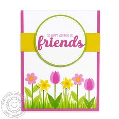 Sunny Studio Stamps Friends & Family Card by Mendi Yoshikawa