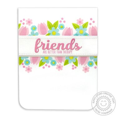 Sunny Studio Stamps Friends &amp; Family Card by Mendi Yoshikawa