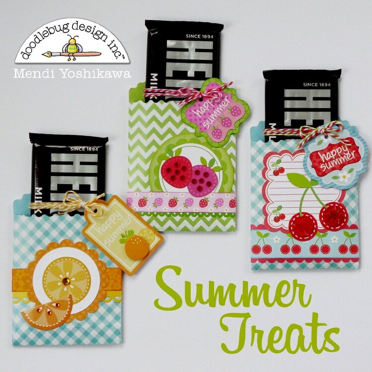 Doodlebug Fruit Stand Treat Bags by Mendi Yoshikawa