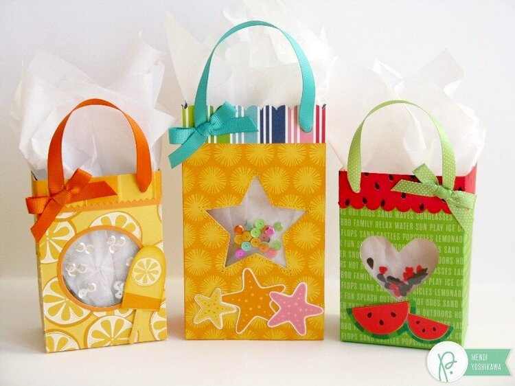 Pebbles Fun In The Sun Summer Gift Bags by Mendi Yoshikawa