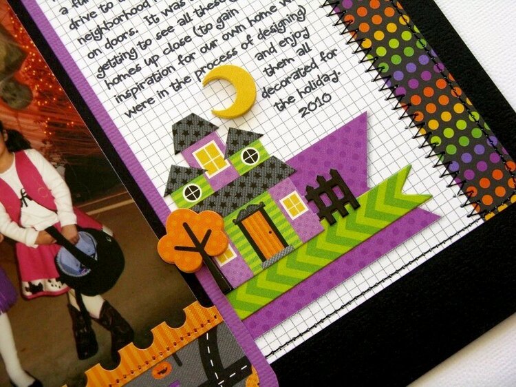 A Doodlebug Halloween Parade layout by Mendi Yoshikawa