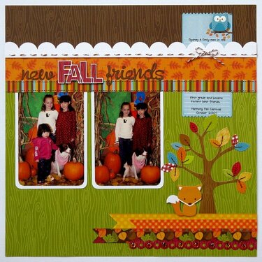 A Doodlebug Happy Harvest Layout by Mendi Yoshikawa