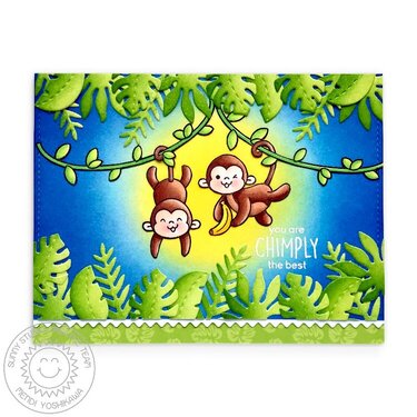 Heffy Doodle Monkey Card by Mendi Yoshikawa