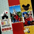 Simple Stories Say Cheese Disney Magic Layout by Mendi Yoshikawa