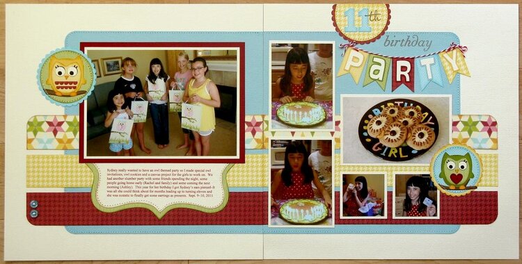 Jillibean Homemade 6 Bean Soup Birthday Layout by Mendi Yoshikawa