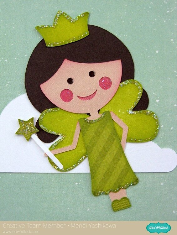 A Lori Whitlock Fairy Princess Layout by Mendi Yoshikawa