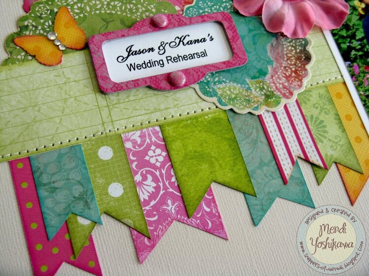 Kaisercraft Secret Admirer layout by Mendi Yoshikawa