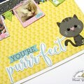 Doodlebug Kitten Smitten Layout by Mendi Yoshikawa