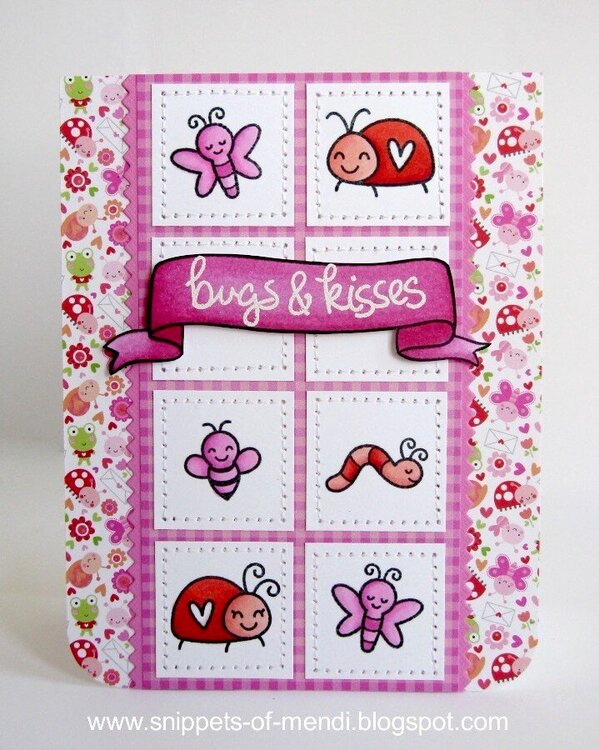 Lawn Fawn &amp; Doodlebug Lovebugs Cards by Mendi Yoshikawa
