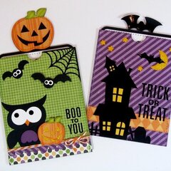 Echo Park/ Lori Whitlock Halloween Pocket Cards by Mendi Yoshikawa