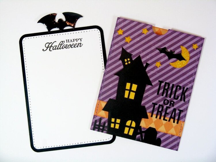 Echo Park/ Lori Whitlock Halloween Pocket Cards by Mendi Yoshikawa