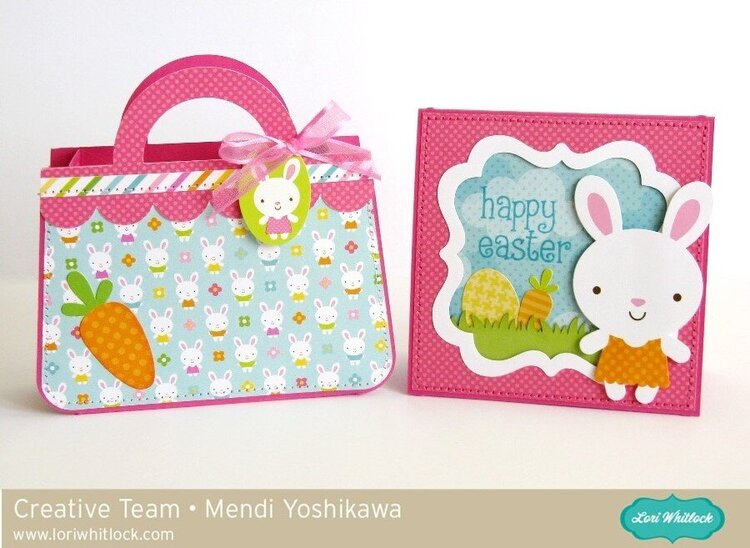 Doodlebug Easter Parade Purse Gift Bag by Mendi Yoshikawa