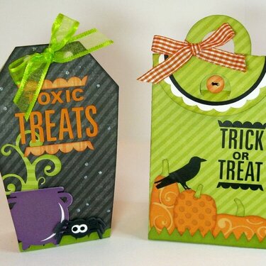 Lori Whitlock Echo Park Halloween Treat Boxes by Mendi Yoshikawa