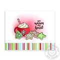 Sunny Studio Mug Hugs Christmas Latte Card by Mendi