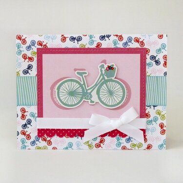 My Creative Scrapbook Bicycle Card by Mendi Yoshikawa