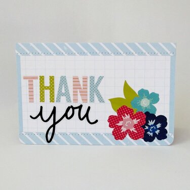 My Creative Scrapbook Thank You Card by Mendi Yoshikawa