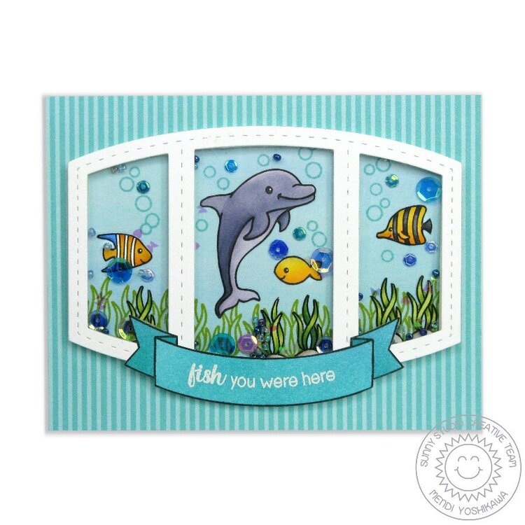 Sunny Studio Stamps Oceans of Joy Card by Mendi Yoshikawa