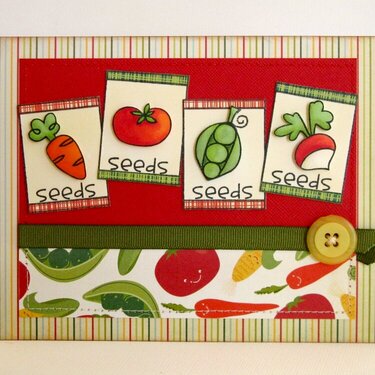 Paper Smooches Green Thumb Card by Mendi Yoshikawa