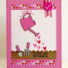 Doodlebug Sweethearts Valentine's Card by Mendi Yoshikawa