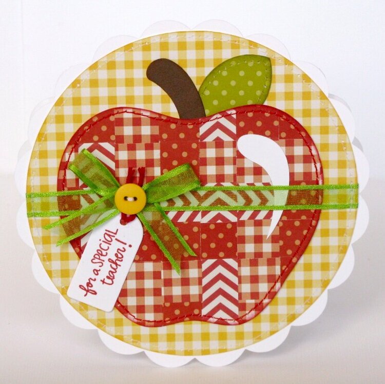 Pebbles Inc. Apple Themed Cards By Mendi Yoshikawa