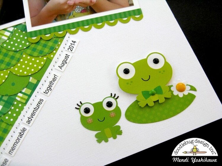 Doodlebug Pot O&#039; Gold Frog Layout by Mendi Yoshikawa