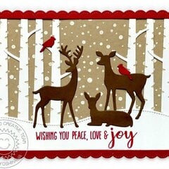Sunny Studio Stamps Rustic Winter Christmas Card by Mendi Yoshikawa