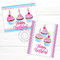 Sunny Studio Scrumptious Cupcakes Birthday Card by Mendi Yoshikawa