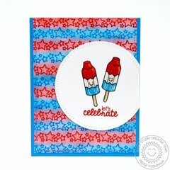 Sunny Studio Stars & Stripes Card by Mendi Yoshikawa