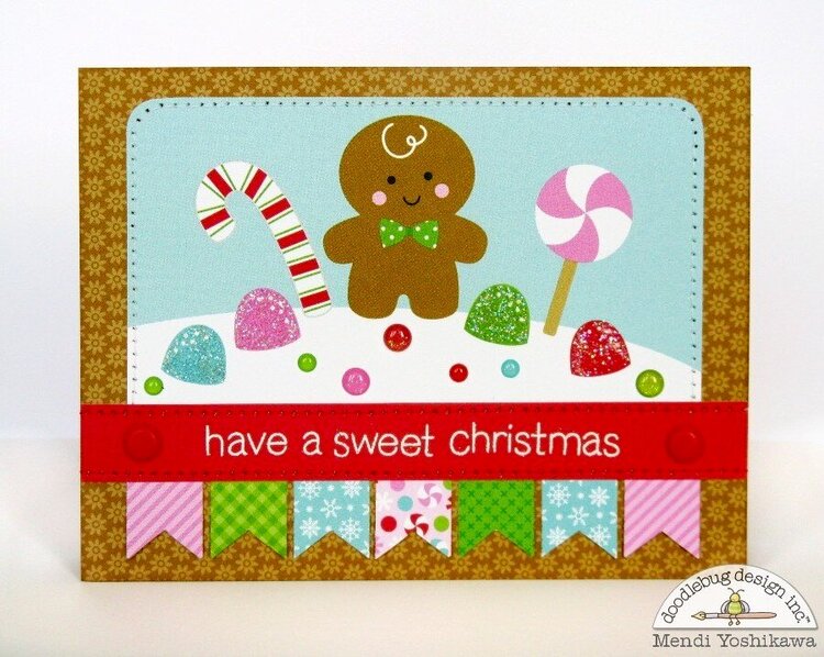 Doodlebug Sugarplums Christmas Card Set by Mendi Yoshikawa
