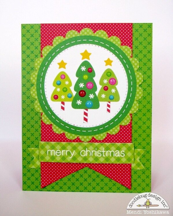 Doodlebug Sugarplums Christmas Card Set by Mendi Yoshikawa