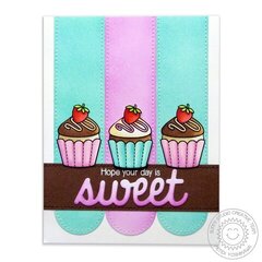 Sunny Studio Sweet Shoppe Card by Mendi Yoshikawa