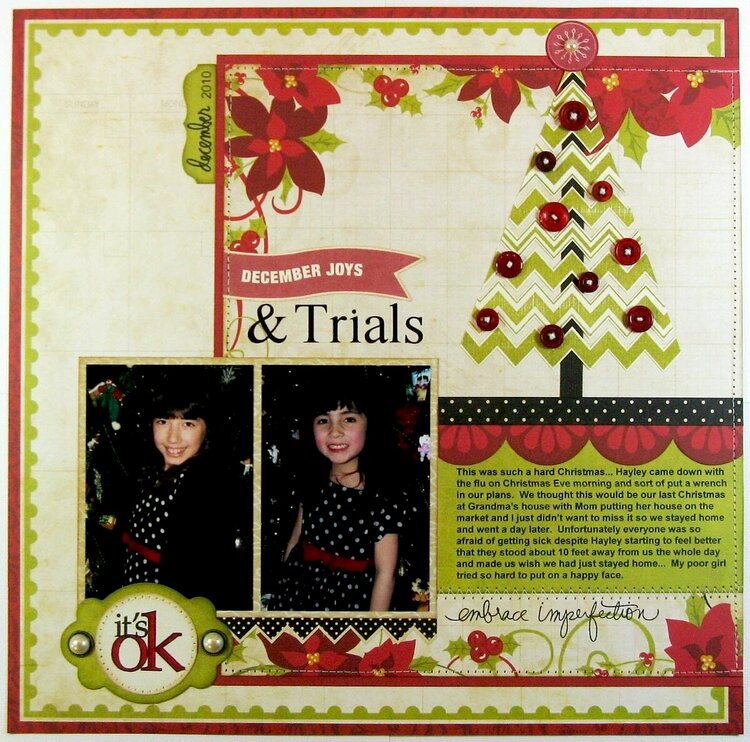 Echo Park &amp; Technique Tuesday Christmas Layout by  by Mendi Yoshikawa