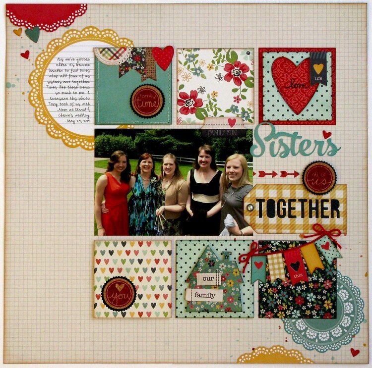 A Technique Tuesday &amp; Simple Stories Homespun Layout by Mendi Yoshikawa