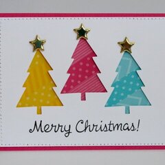 Washi Tape Christmas Tree Card by Mendi Yoshikawa