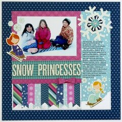 Pebbles Winter Wonderland Snow Layout by Mendi Yoshikawa