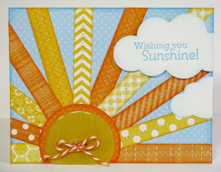 n Echo Park Summer Sunshine Card by Mendi Yoshikawa