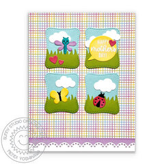 Sunny Studio Wonky Windows Mother's Day Card by Mendi Yoshikawa