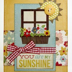Simple Stories Summer Fresh Sunshine Card by Mendi Yoshikawa