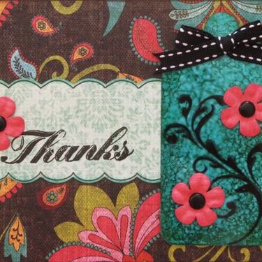 Thinking Inking Week 5 Part 2 Thank you Card