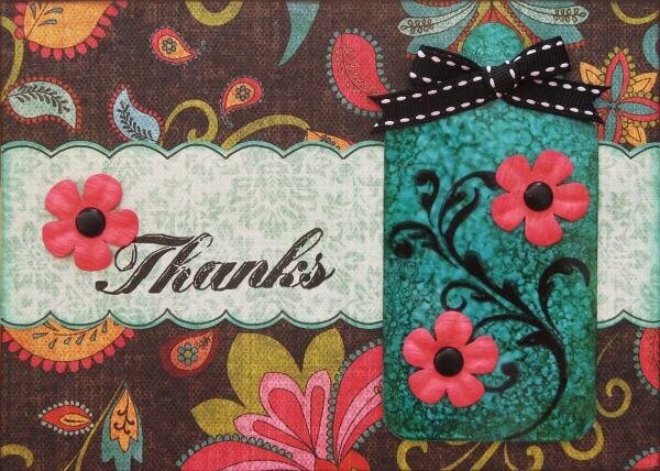 Thinking Inking Week 5 Part 2 Thank you Card