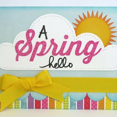 An Echo Park Summer Days Spring Card