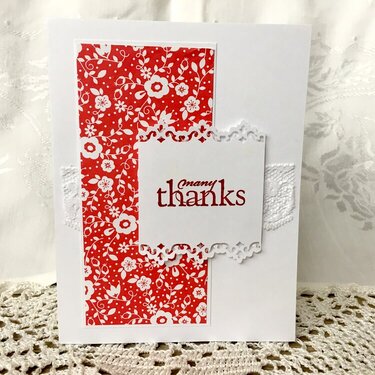 Many Thanks | January 2019 Card Sketch #3