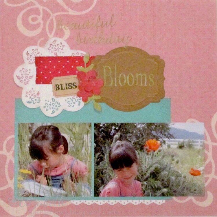 beautiful birthday Blooms~pg 1