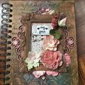 Mixed media journal cover